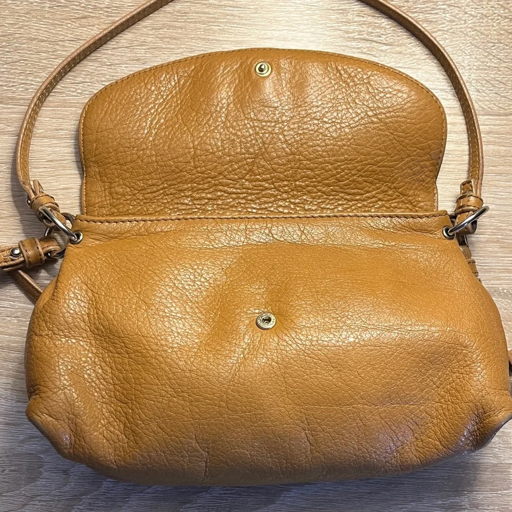 Chloé Tan Leather Shoulder/Crossbody Bag - Picture 8 of 12